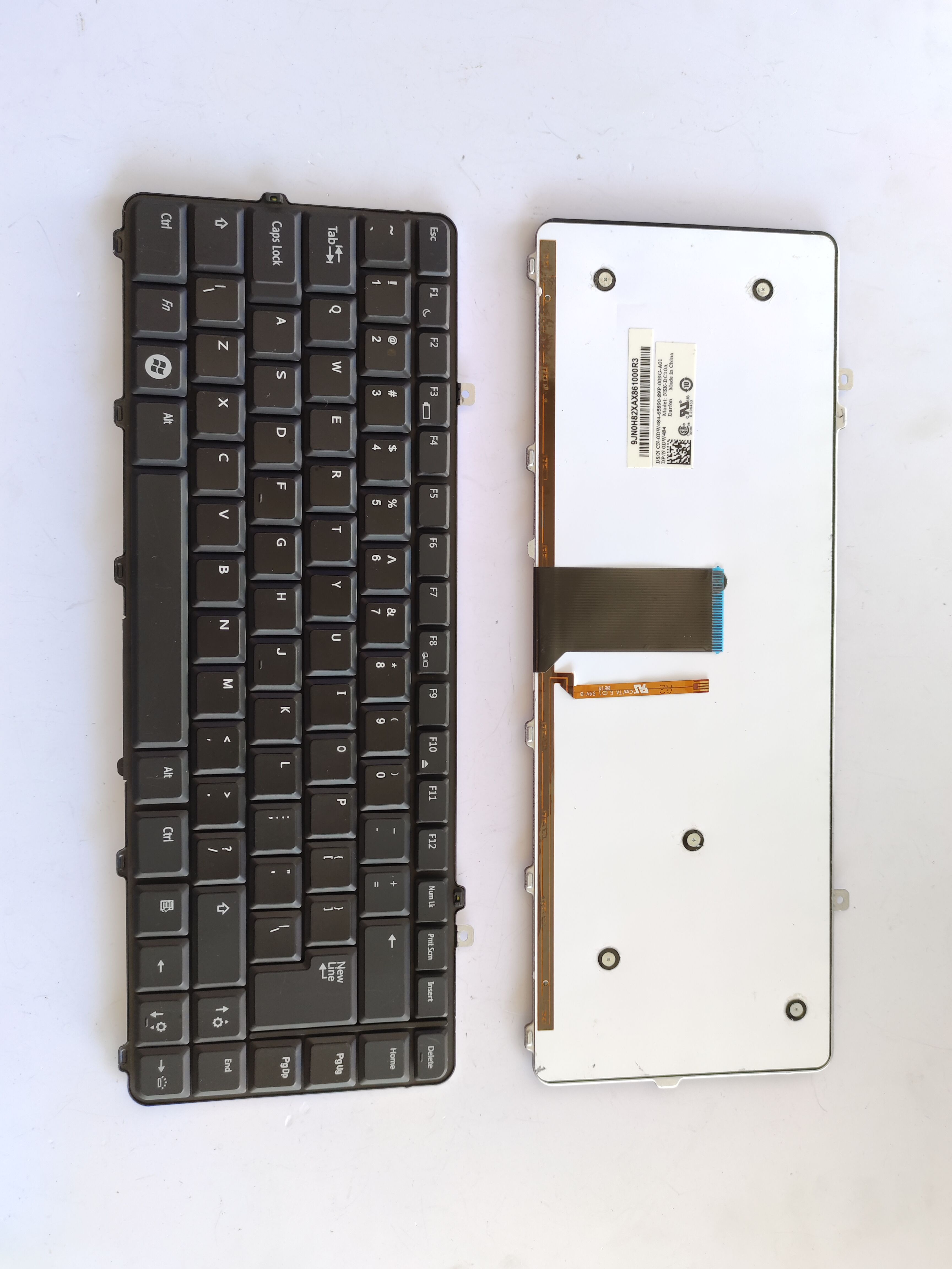 Picture of New Replacement Laptop Keyboard For DELL 1555/1535 BLACK Backlit (OEM) UI Layout